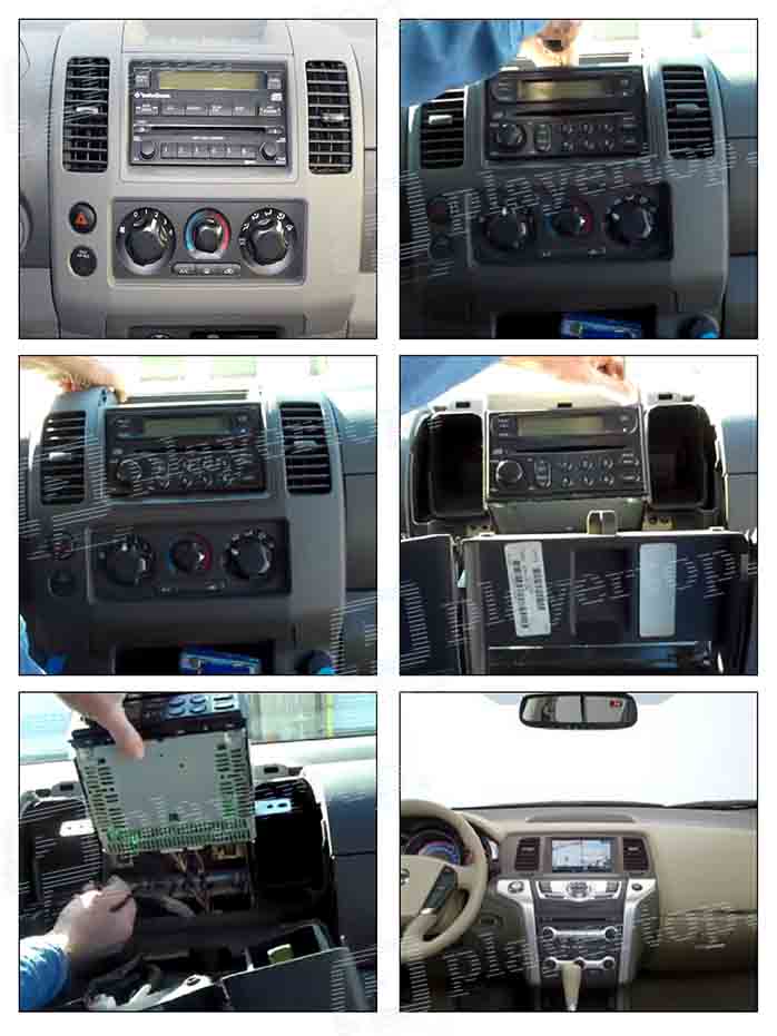 installation autoradio nissan paladin 2005 2011